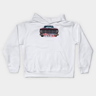 1969 Ford F100 Ranger Pickup Truck Kids Hoodie